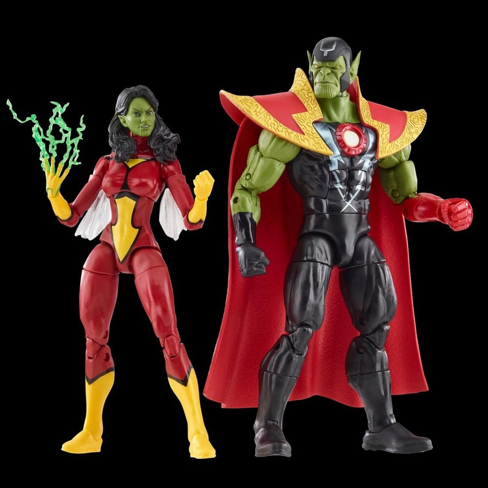 Figuras Skrull Queen & Super Skrull Beyond Earth Mightiest Los Vengadores - imagen 5