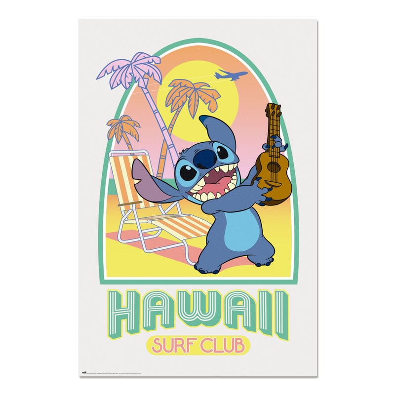 Poster Hawaii Club Surf Stitch Disney - imagen 2
