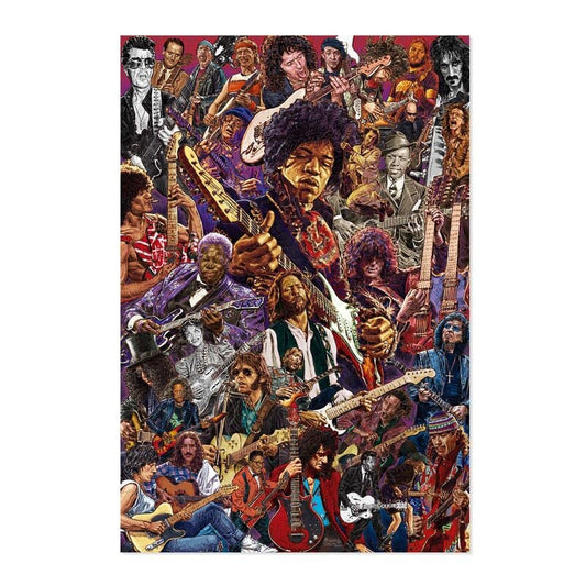 Poster Guitarristas Legendarios