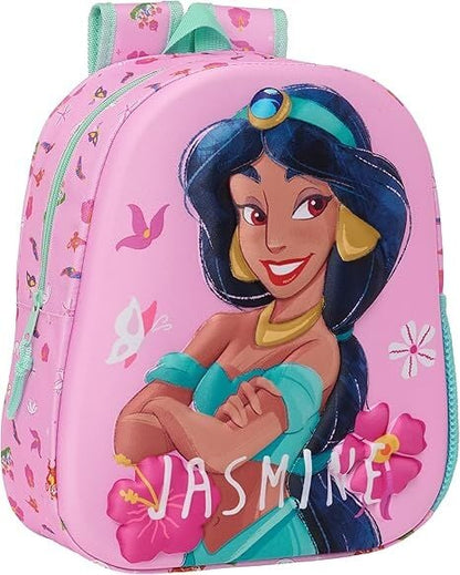 Mochila 3D Jasmine Aladdin Disney 33cm - imagen 3