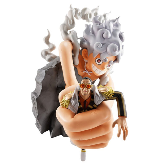 Figura Ichibansho Monkey D Luffy Gear 5 vs Borsalino Burst of Energy One Piece
