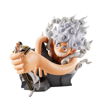 Figura Ichibansho Monkey D Luffy Gear 5 vs Borsalino Burst of Energy One Piece - imagen 2