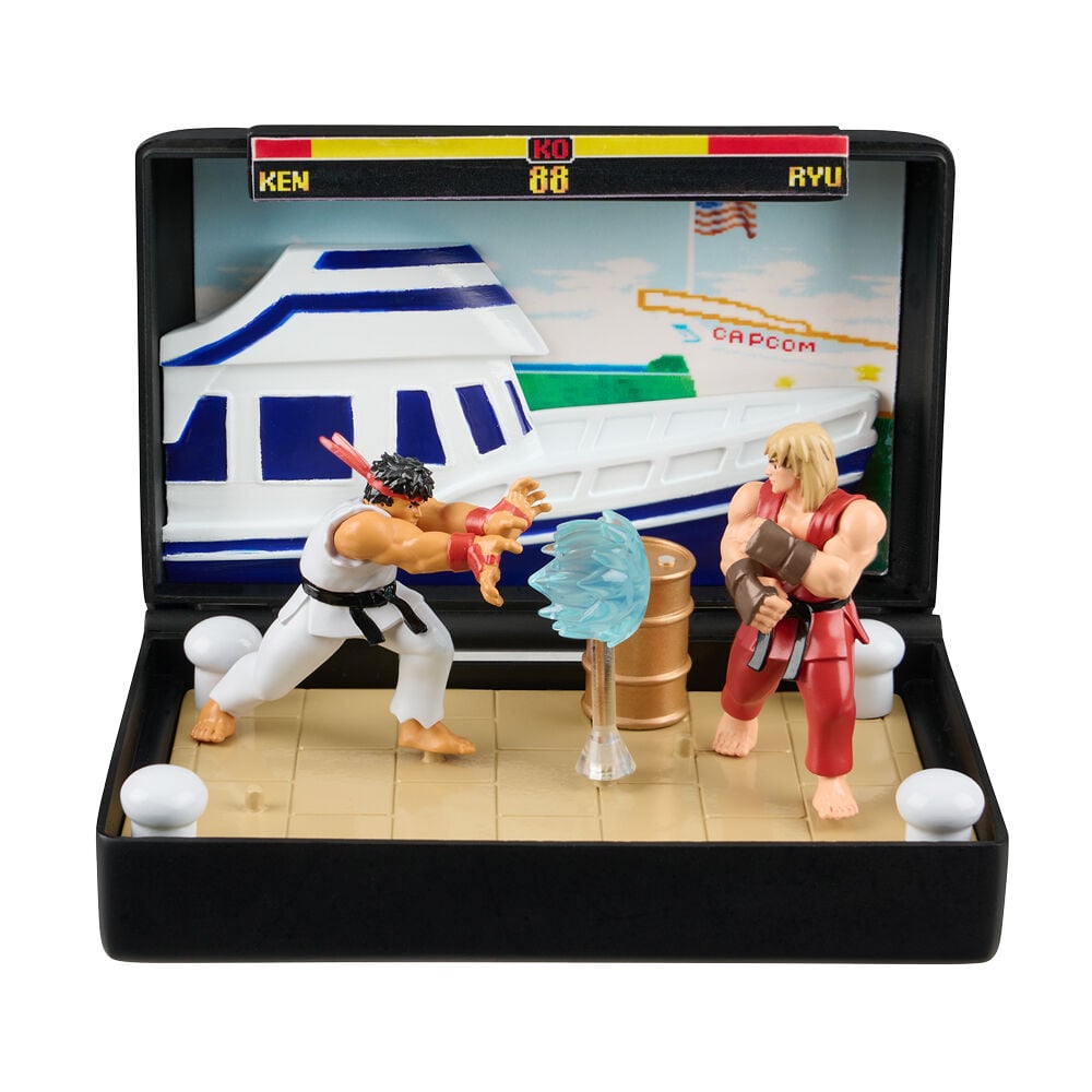 Diorama Mega Drive Street Figther Console Heroes - imagen 3