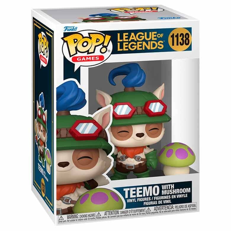 Figura POP League of Legends Teemo with Mushroom - imagen 2