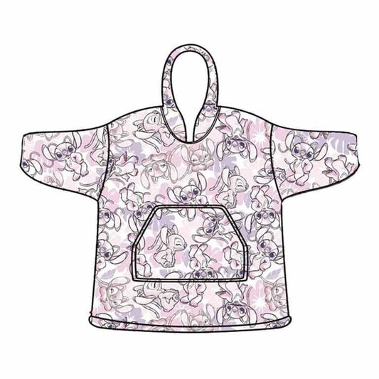 Bata sudadera oversize Angel Stitch Disney adulto