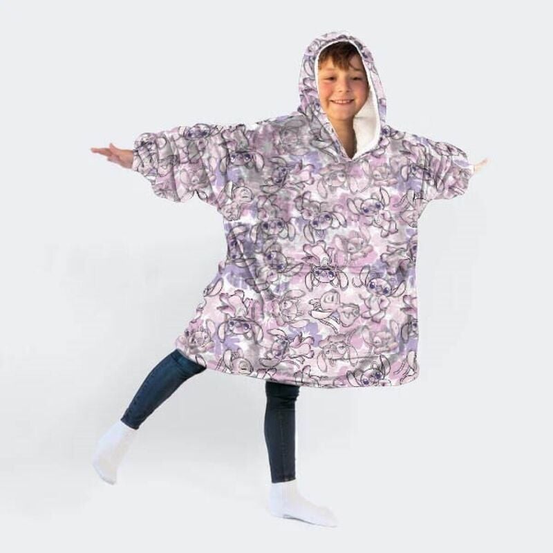 Bata sudadera oversize Angel Stitch Disney infantil - imagen 2