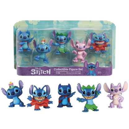 Blister 5 figuras Stitch Disney 7cm - imagen 4