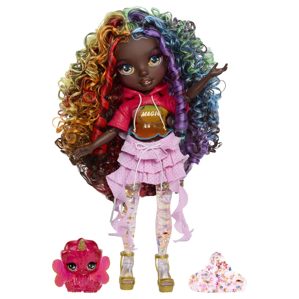 Muñeca Iris Feature Fantasy Rainbow Shimmers Rainbow High - imagen 3