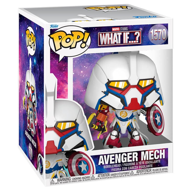 Figura POP Super Marvel What If..? Avenger Mech - imagen 2