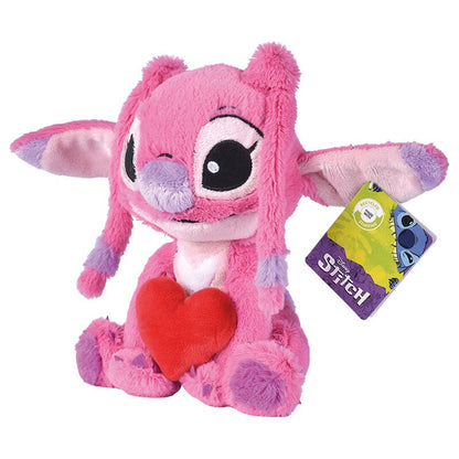 Peluche corazon Angel Stitch Disney 25cm - imagen 2