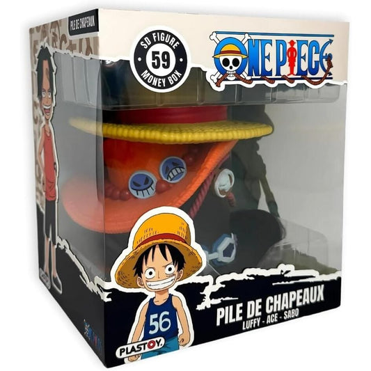 Figura Hucha Pila Sombreros One Piece 16cm - imagen 2