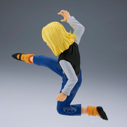 Set 2 figures Android 18 & Mr. Satan Match Makers Dragon Ball Z 11-8cm - imagen 4