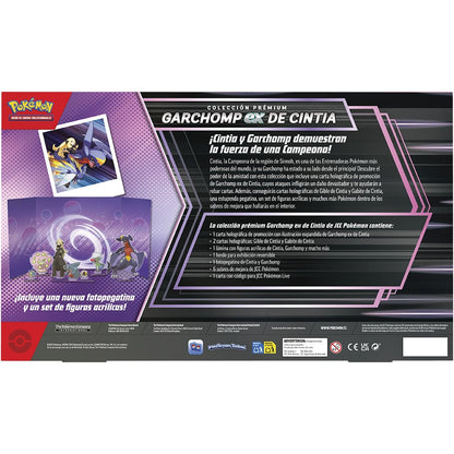 LATINO Blister cartas Garchomp ex Cynthia Pokemon - imagen 2