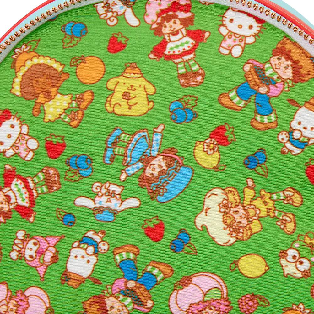 Mochila Shortcake Scented Hello Kitty & Friends x Strawberry Loungefly 26cm - imagen 5