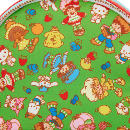 Mochila Shortcake Scented Hello Kitty & Friends x Strawberry Loungefly 26cm - imagen 5
