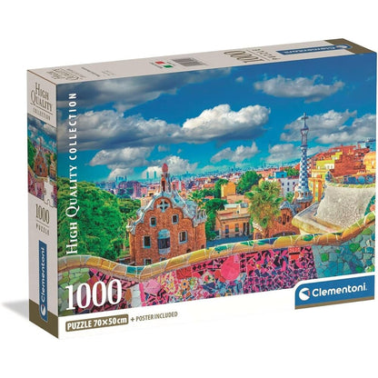 Puzzle Park Guell Barcelona High Quality 1000pzs - imagen 2