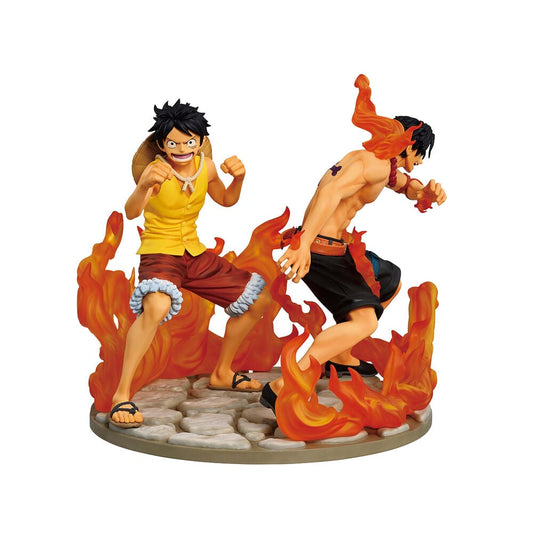Figura Ichibansho Ace & Luffy Dramatic Memories One Piece 15cm - imagen 2