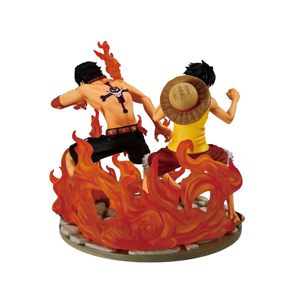 Figura Ichibansho Ace & Luffy Dramatic Memories One Piece 15cm - imagen 4