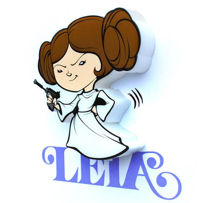 Lampara 3D Light FX mini Leia Star Wars - imagen 2