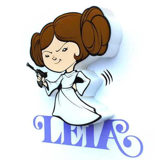 Lampara 3D Light FX mini Leia Star Wars - imagen 2