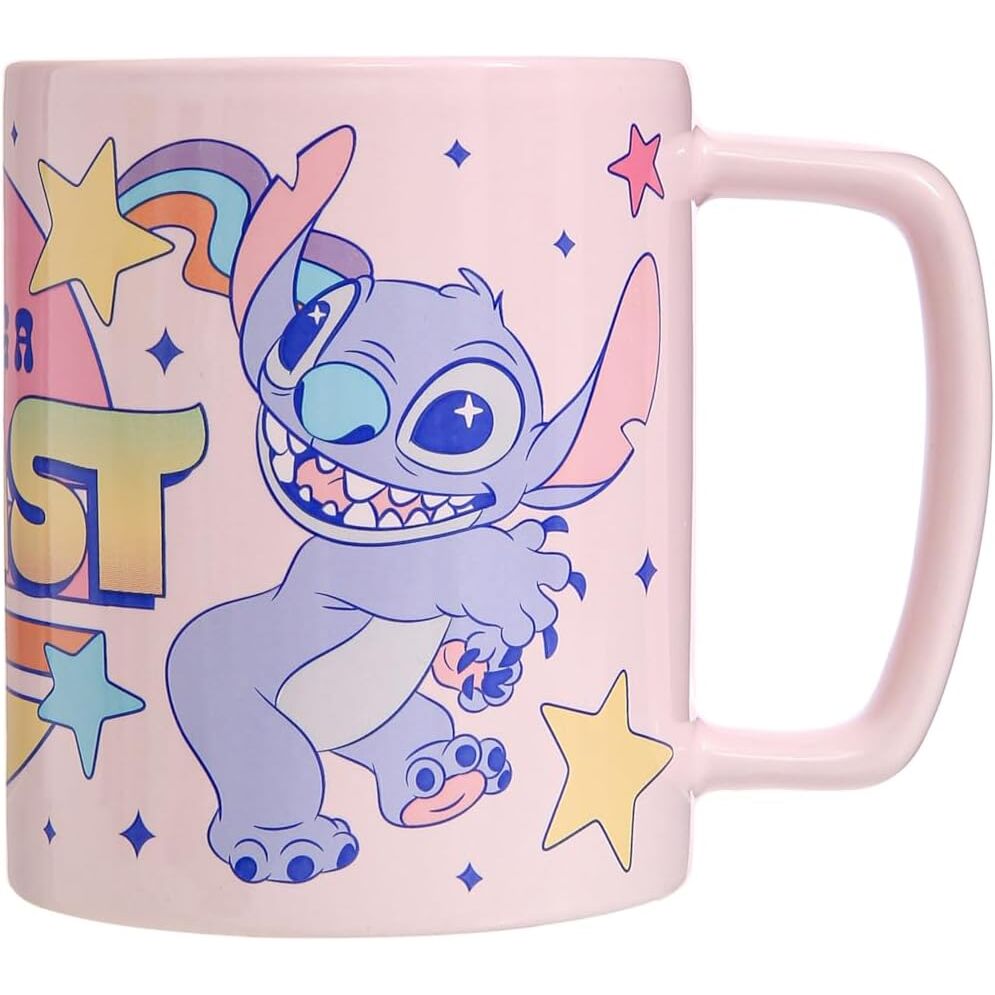 Taza funda de peluche Angel & Stitch Disney 440ml - imagen 3