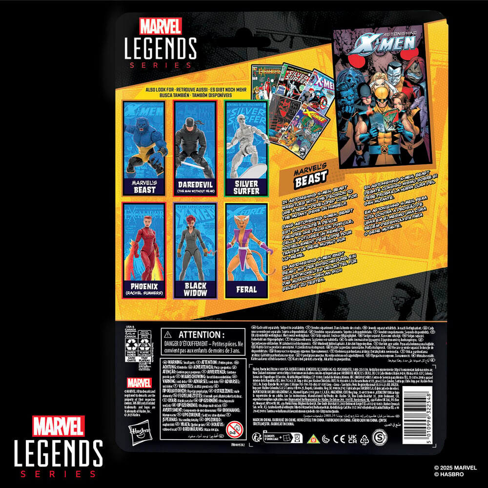 Figura Beast X-Men Astonishing Marvel Legends Series 15cm - imagen 10