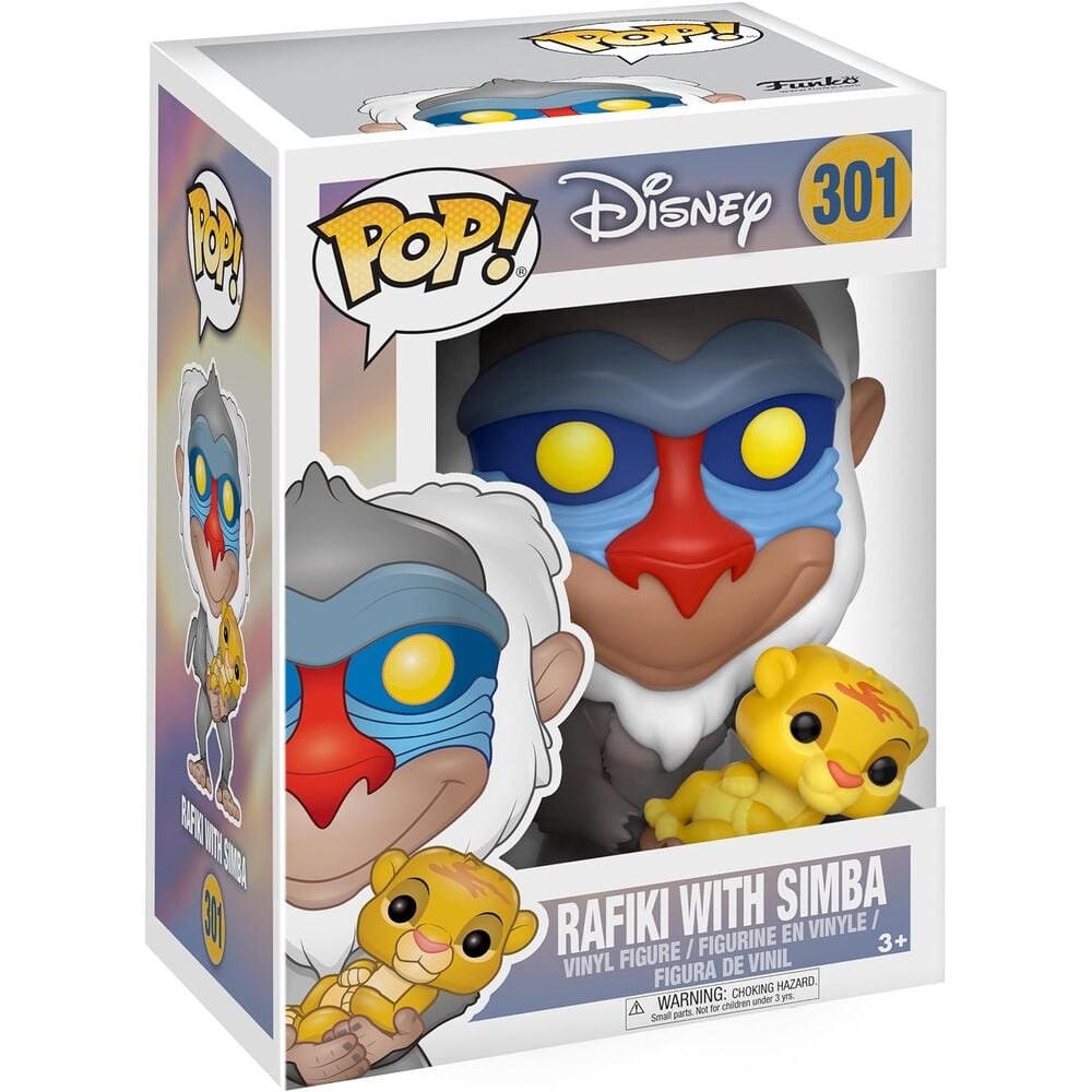Figura POP Disney El Rey Leon Rafiki con Simba - imagen 3