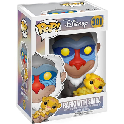 Figura POP Disney El Rey Leon Rafiki con Simba - imagen 3