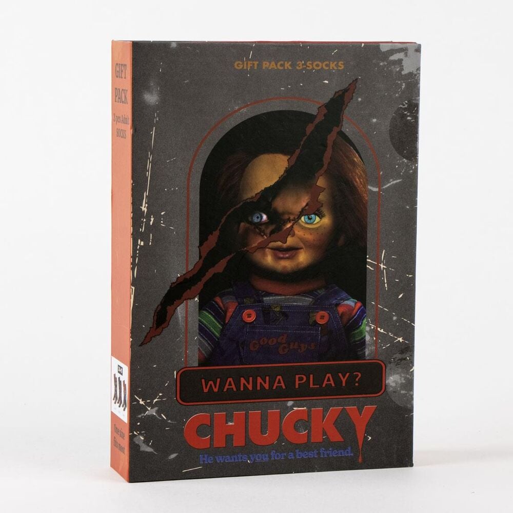 Set 3 calcetines Chucky adulto - imagen 5