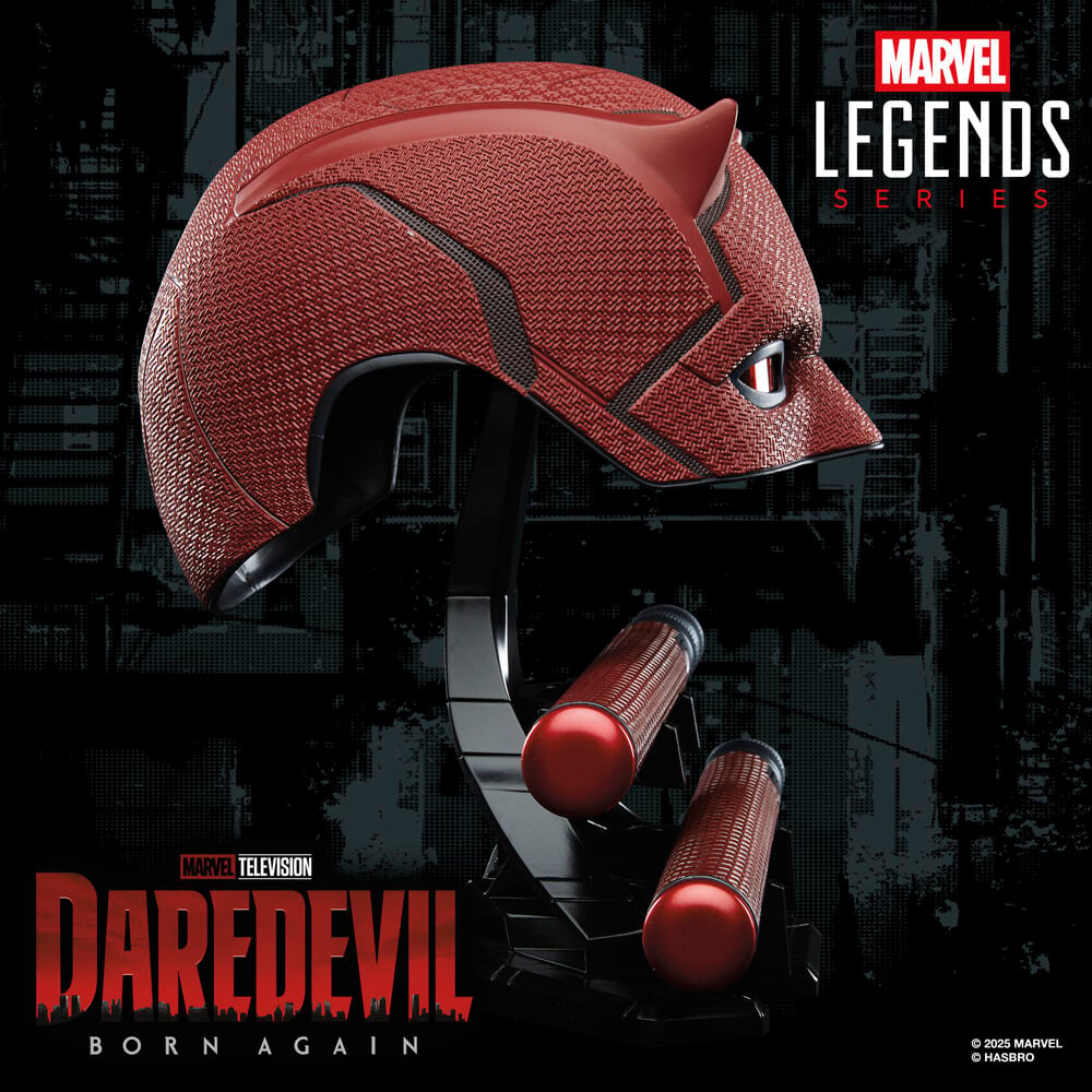 Replica Mascara + Baston de combate Born Again Daredevil Marvel Legends Series - imagen 7