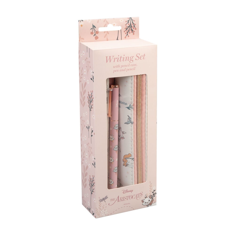 Set portatodo + boligrafo y lapiz Bonjour Marie Los Aristogatos Disney