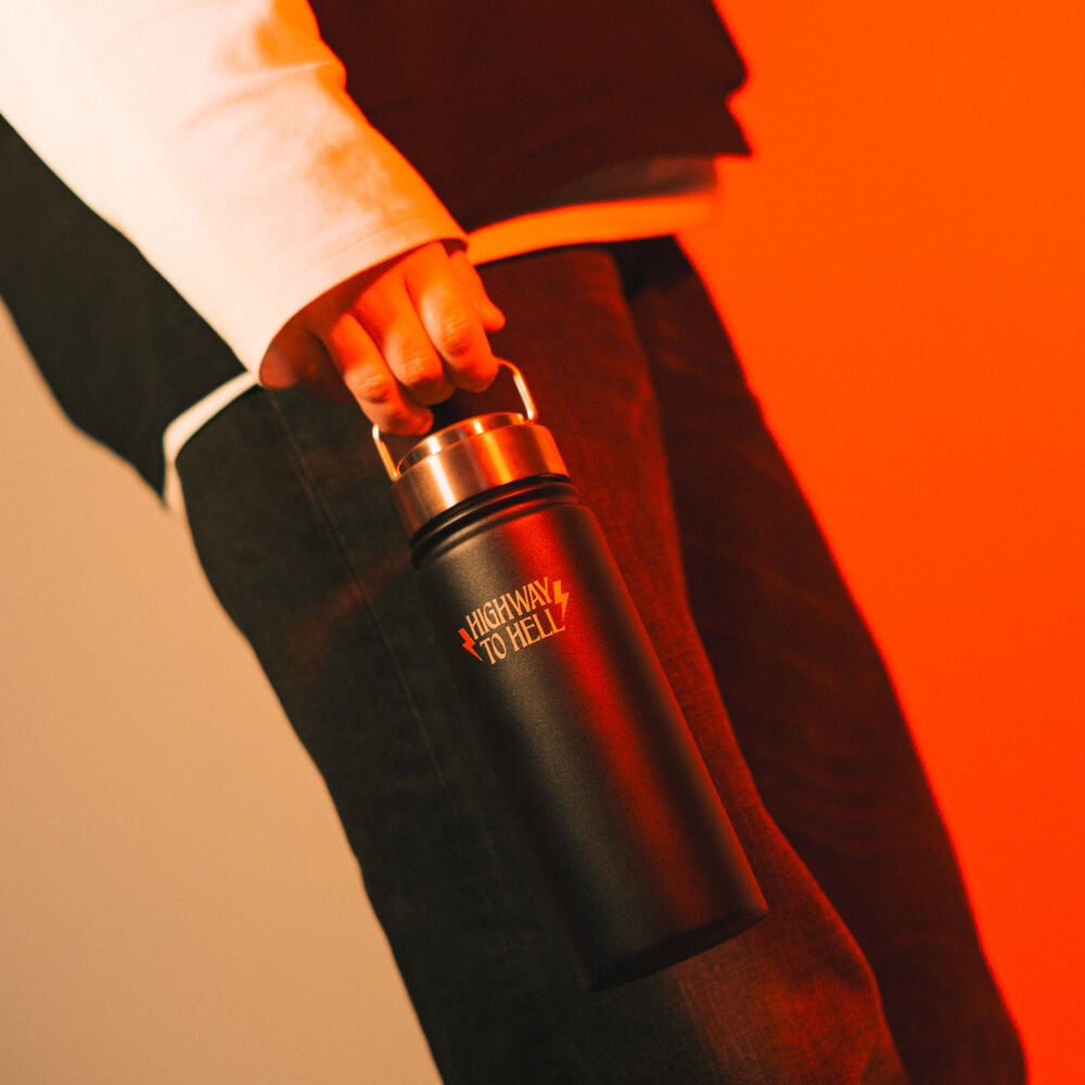 Botella acero inoxidable AC/DC 500ml