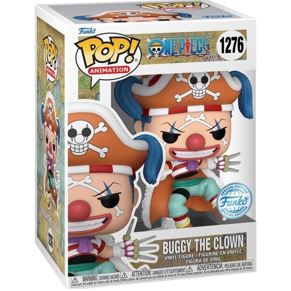 Figura POP One Piece Buggy the Clown Exclusive - imagen 2
