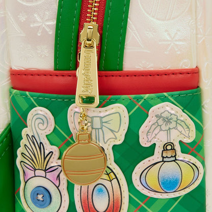 Mochila Holiday Stitch Disney Loungefly 26cm - imagen 6