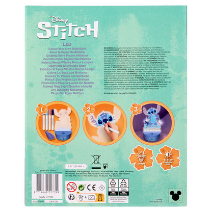 Figura para pintar luz LED Stitch Disney - imagen 3