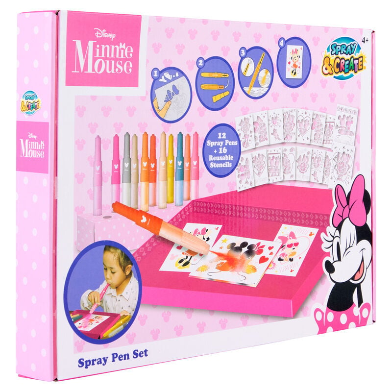 Set aerografo y plantillas Minnie Disney - imagen 3