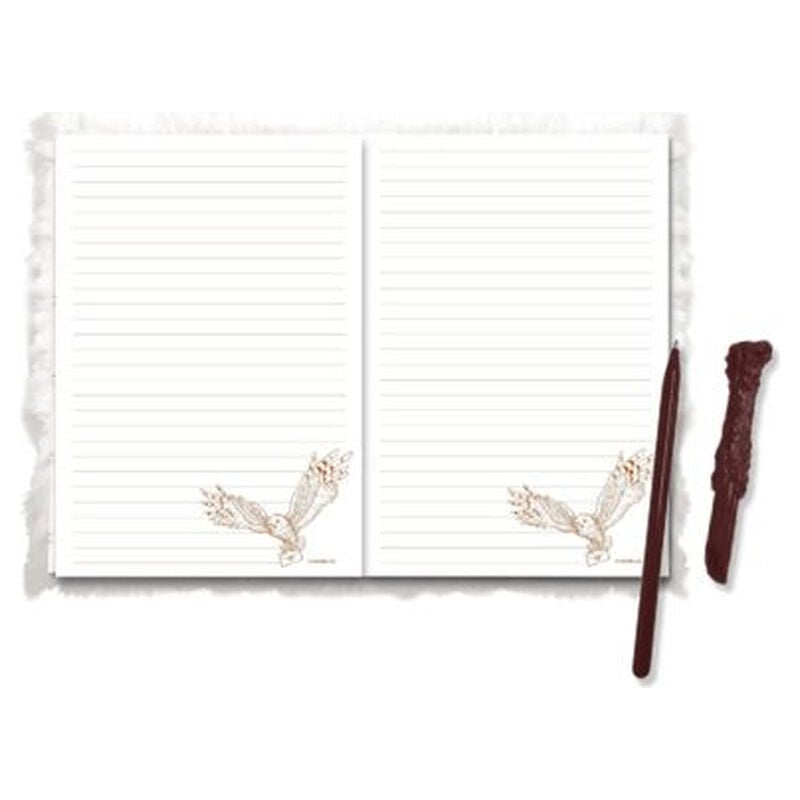 Cuaderno A5 + boligrafo Hedwig Harry Potter - imagen 4