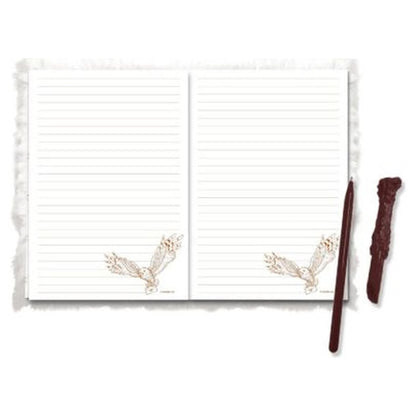 Cuaderno A5 + boligrafo Hedwig Harry Potter - imagen 4