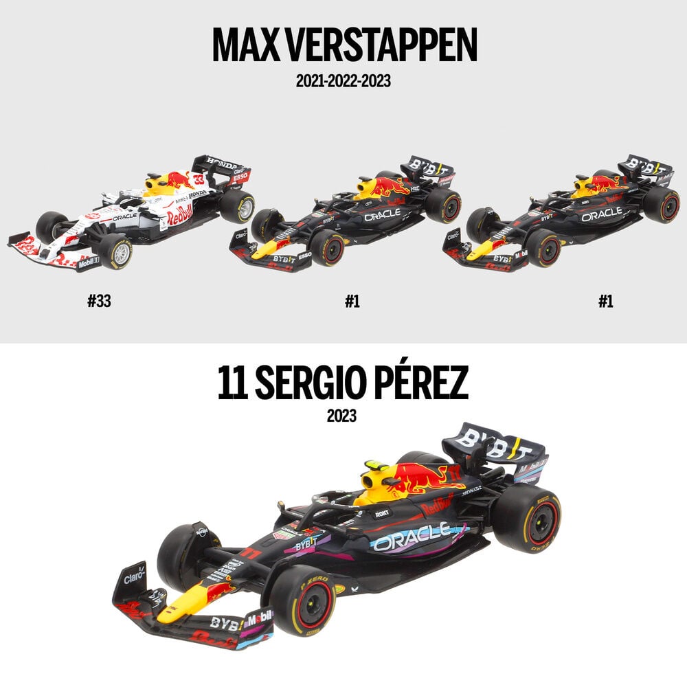 Blister 4 coches F1 Red Bull metal - imagen 2