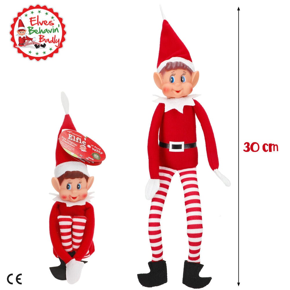 Muñeco Elfo Travieso Elvie Elves Behavin' Badly 30cm - imagen 5