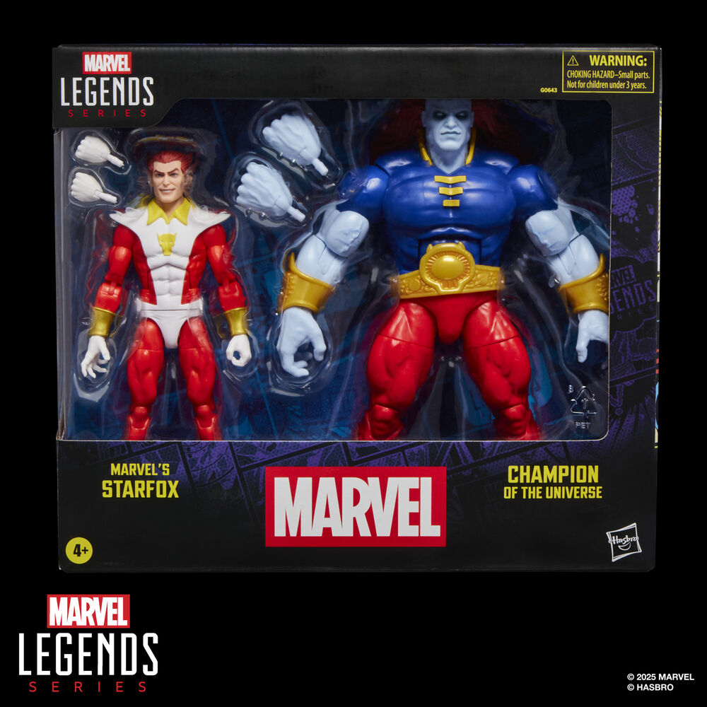 Blister 2 figuras Starfox & Champion of the Universe Marvel Legends Series 15cm - imagen 3
