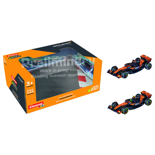 Blister 2 coches F1 McLaren Team Twinpack pull back
