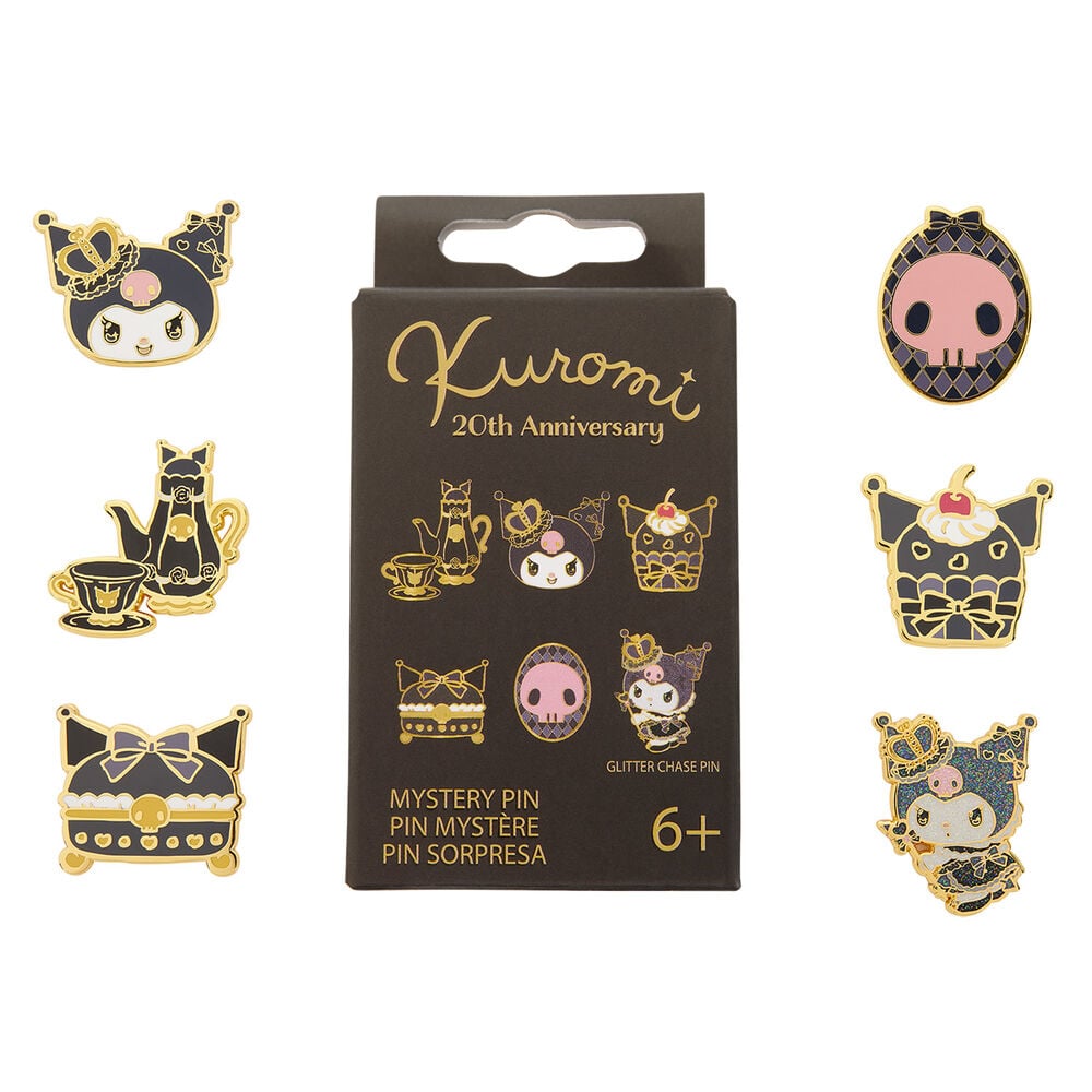 Blind Box Mystery Enamel Pin 20th Anniversary Kuromi Hello Kitty Loungefly