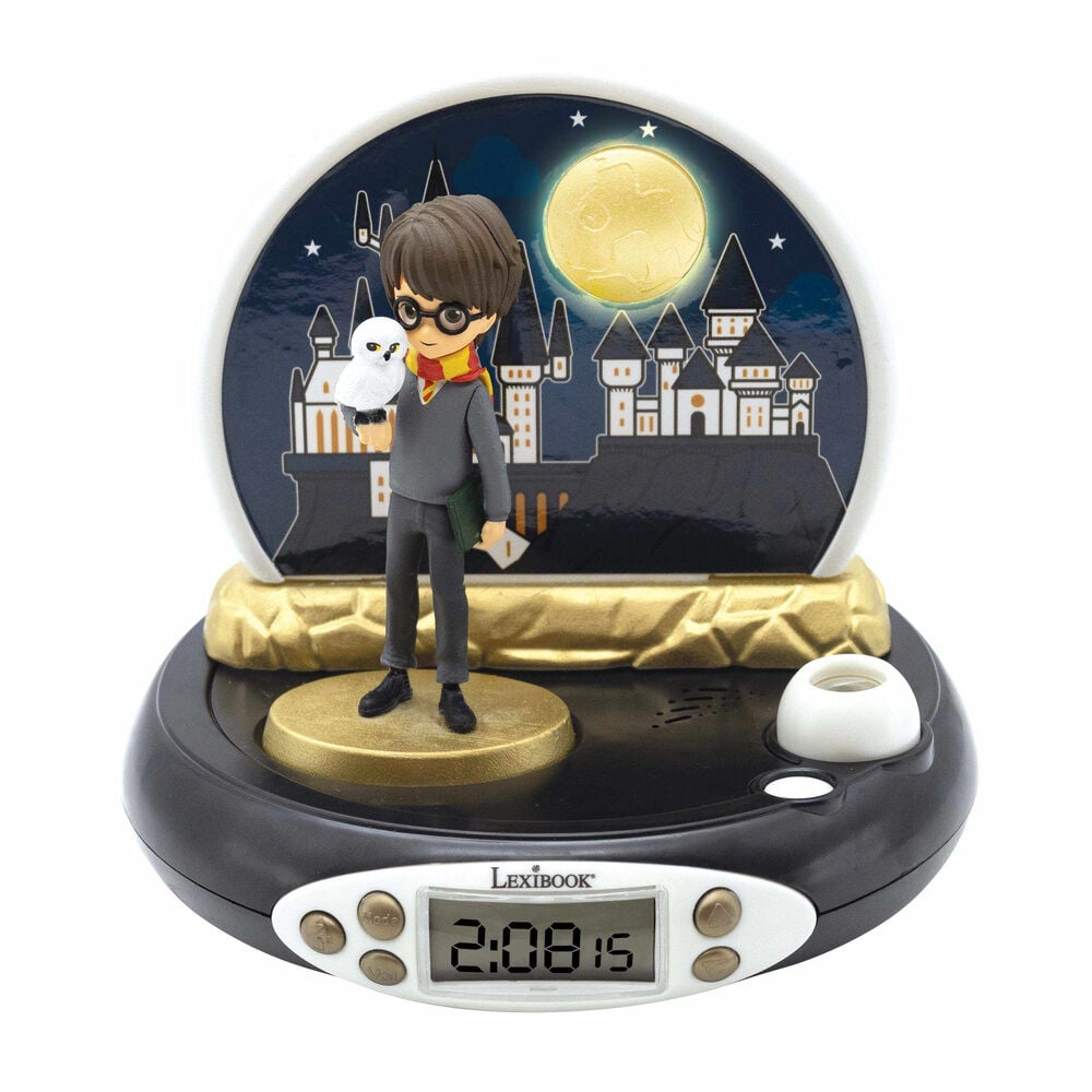 Reloj Despertador Proyector 3D Harry Potter