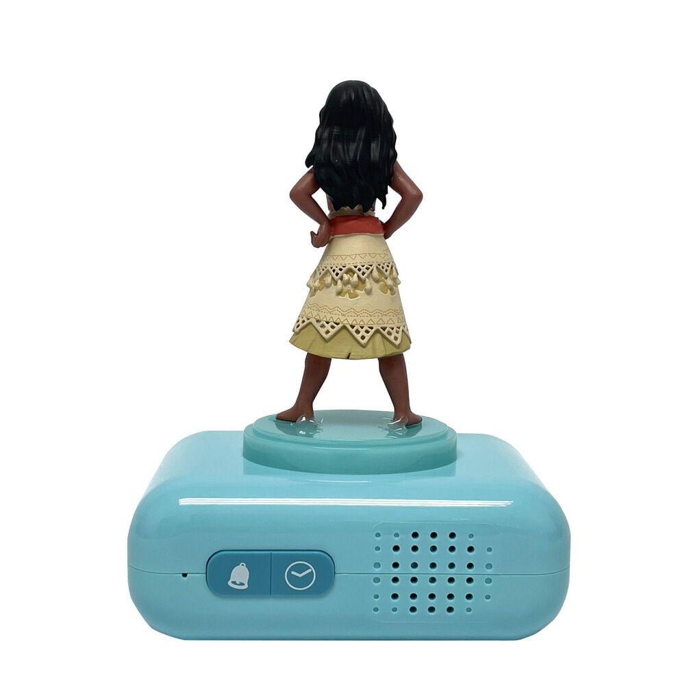 Reloj Despertador Luz Nocturna 3D Vaiana Moana Disney - imagen 2