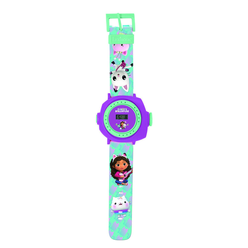 Reloj Digital proyecciones La Casa de Muñecas de Gabby