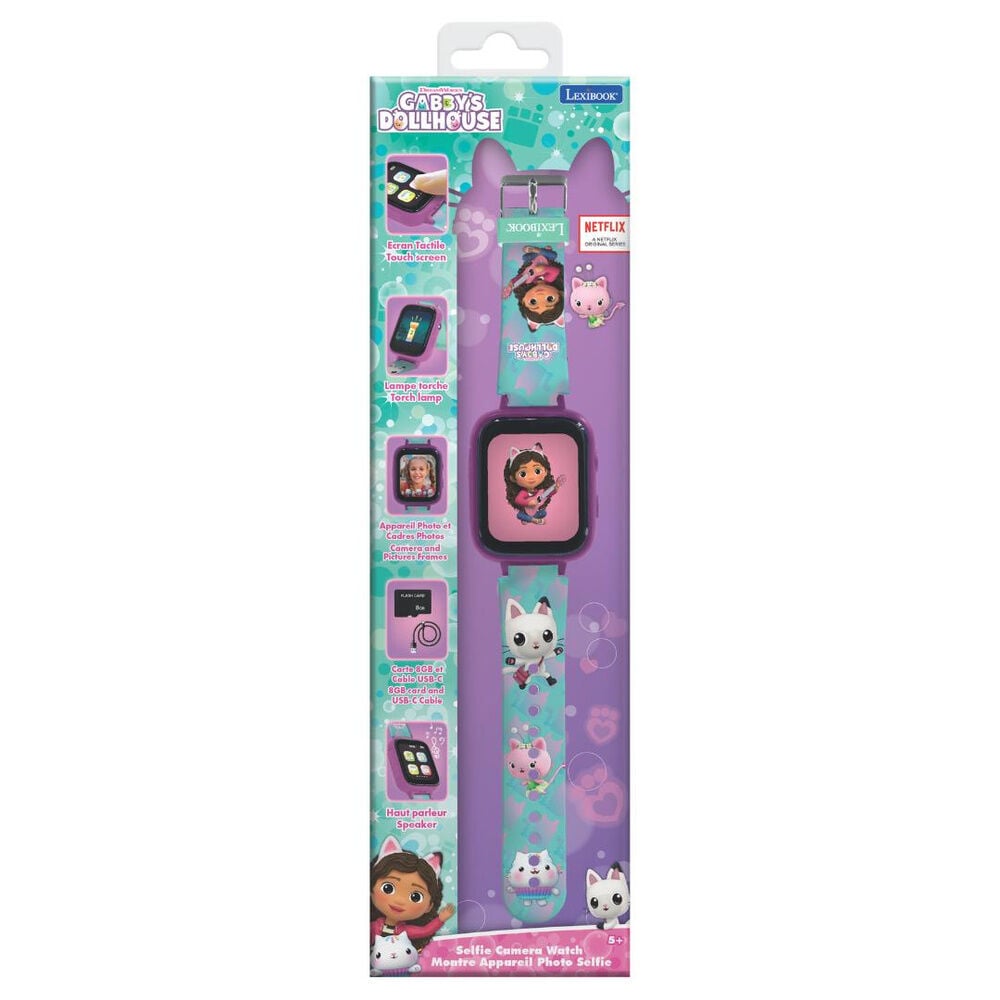 Reloj Digital con camara La Casa de Muñecas de Gabby