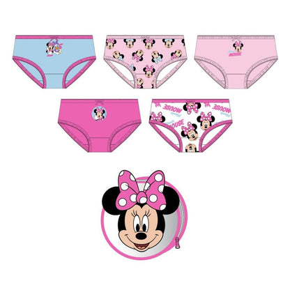 Set 5 braguitas Minnie Disney