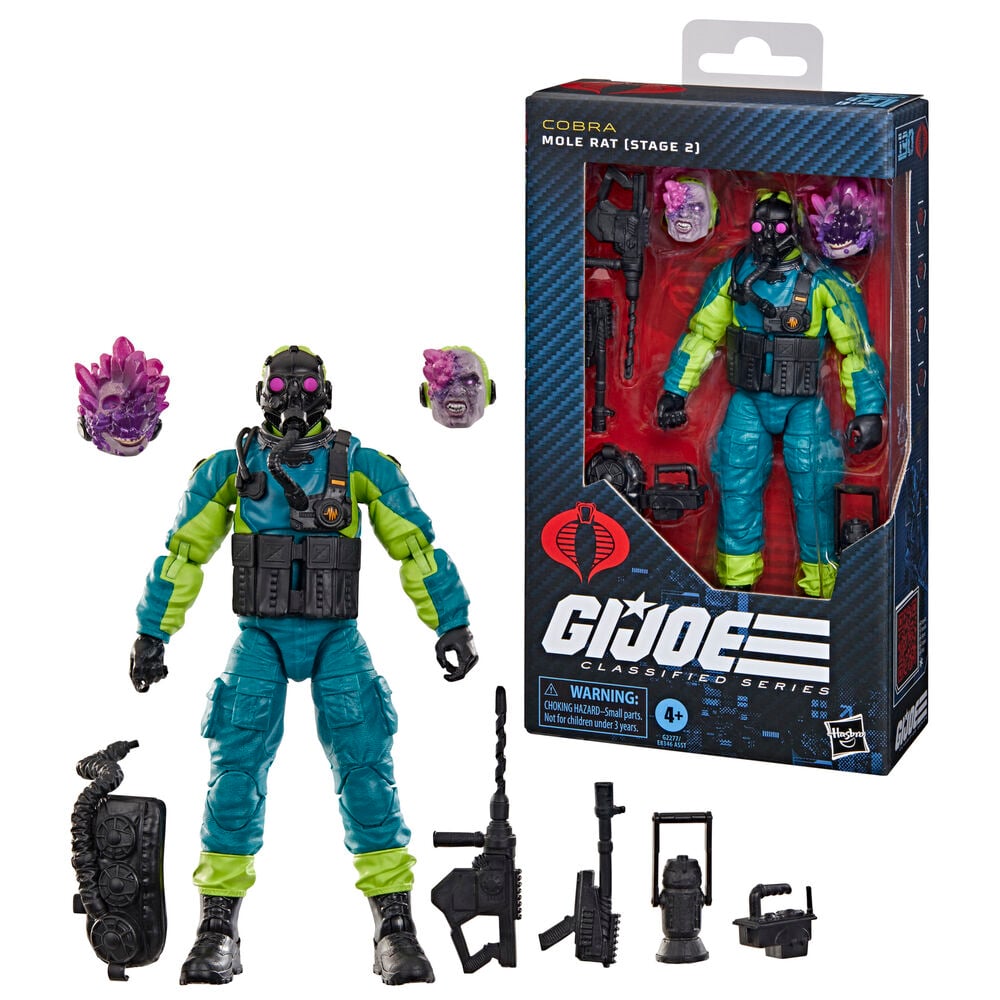 Figura Mole Rat Stage 2 Classified Series Cobra G.I. Joe 15cm - imagen 5