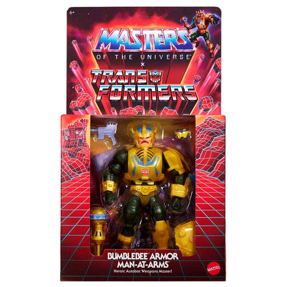 Figura Man-At-Arms Bumblebee Transformers Masters of the Universe 14cm - imagen 4